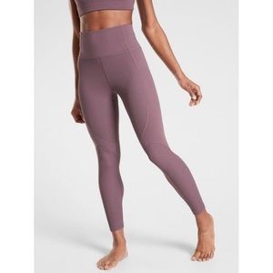 NWT - Athleta rise up rib 7/8 powervita tights